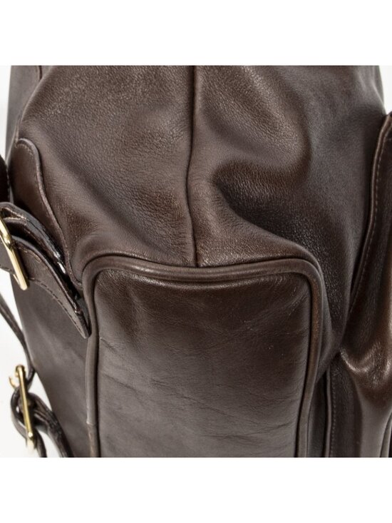 Gucci Mini Bamboo Backpack Dark Brown Calfskin Leather main image 7